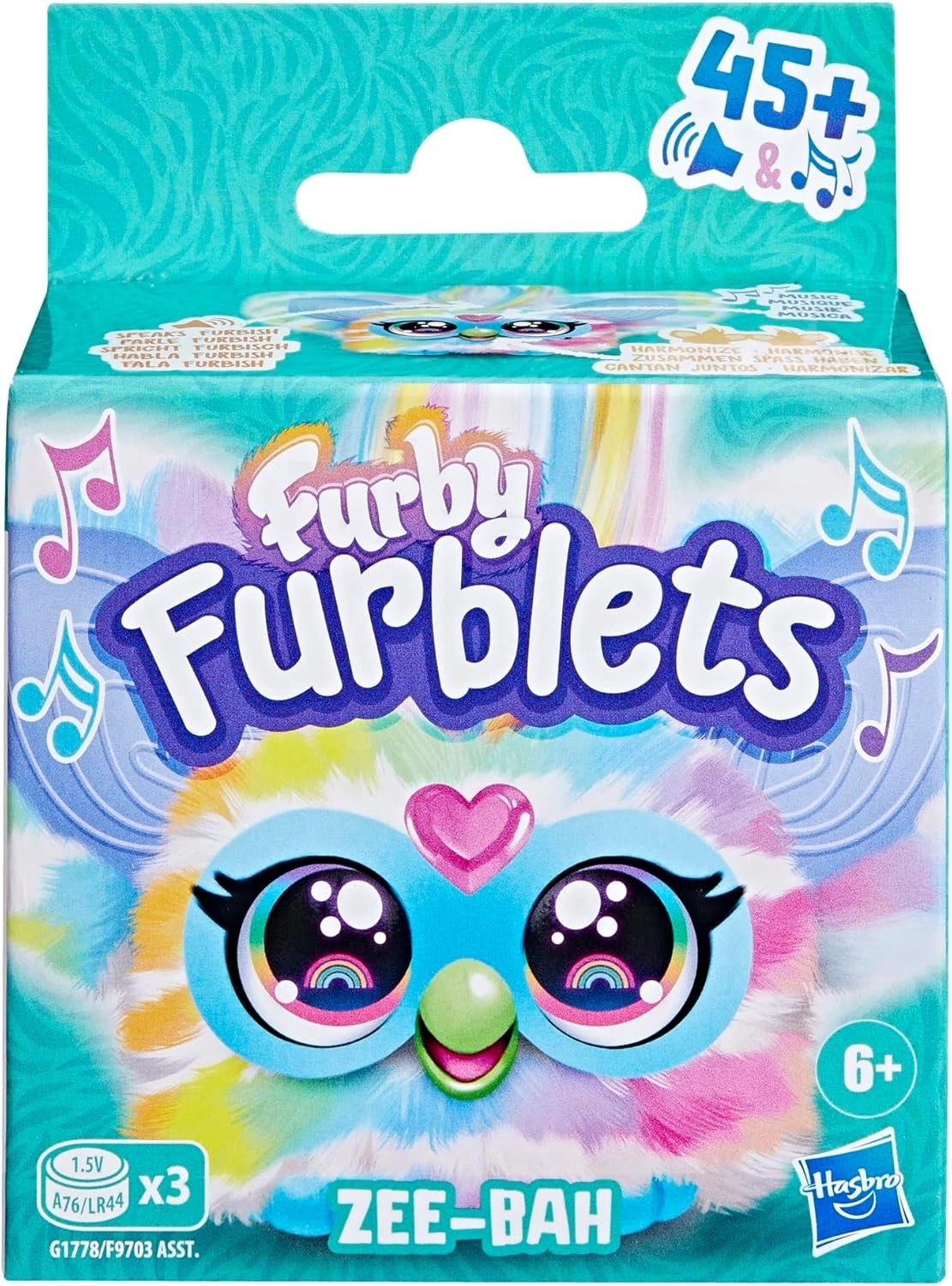 Furby Furblets Zee-Bah Mini Friend for Girls (Electronic Plush Toy)