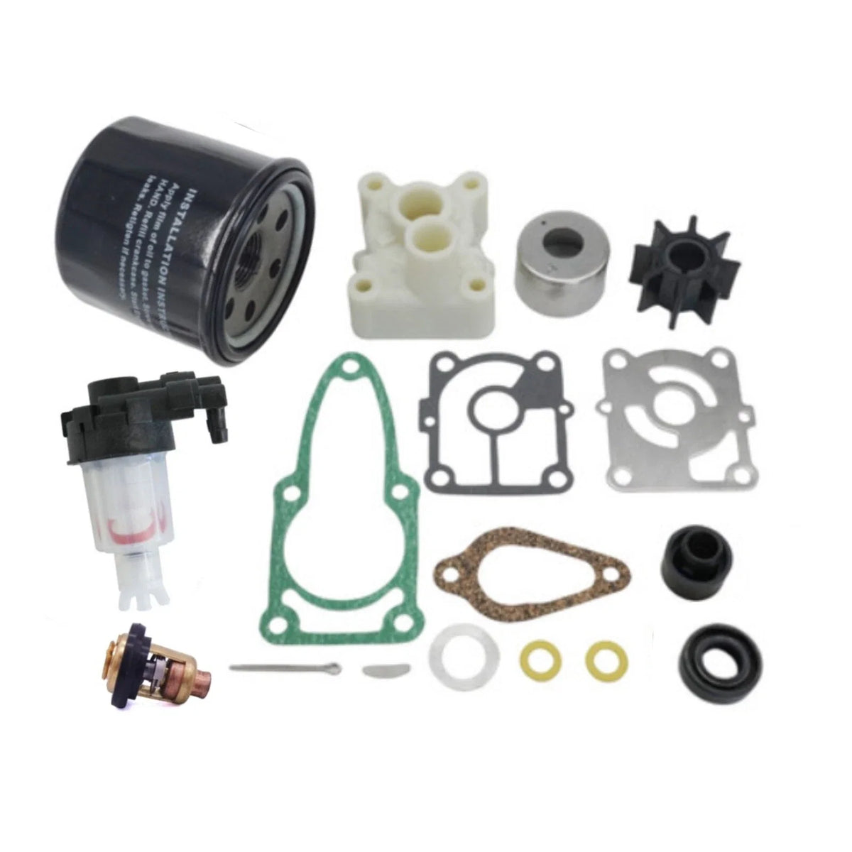 Outboard Maintenance Kit for Mercury Mariner 15-20 HP EFI (2005–2010) 8M0151470 35-8M0162831