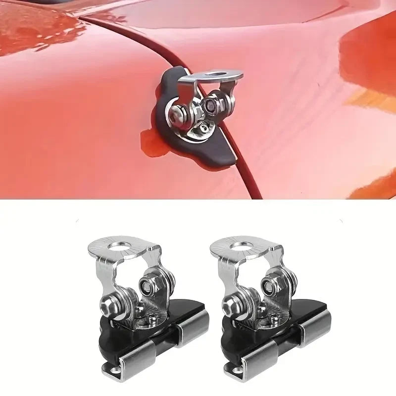 2X Pillar Hood LED Work Light Bar Mount Bracket Clamp for Offroad Vehicles