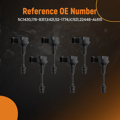Ignition Coil Set for Infiniti FX35 G35 M35 Nissan 350Z (2003–2008)