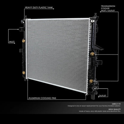 Aluminum Core Radiator for Mercedes ML320/ML430/ML500 (1998–2005) DPI 2190