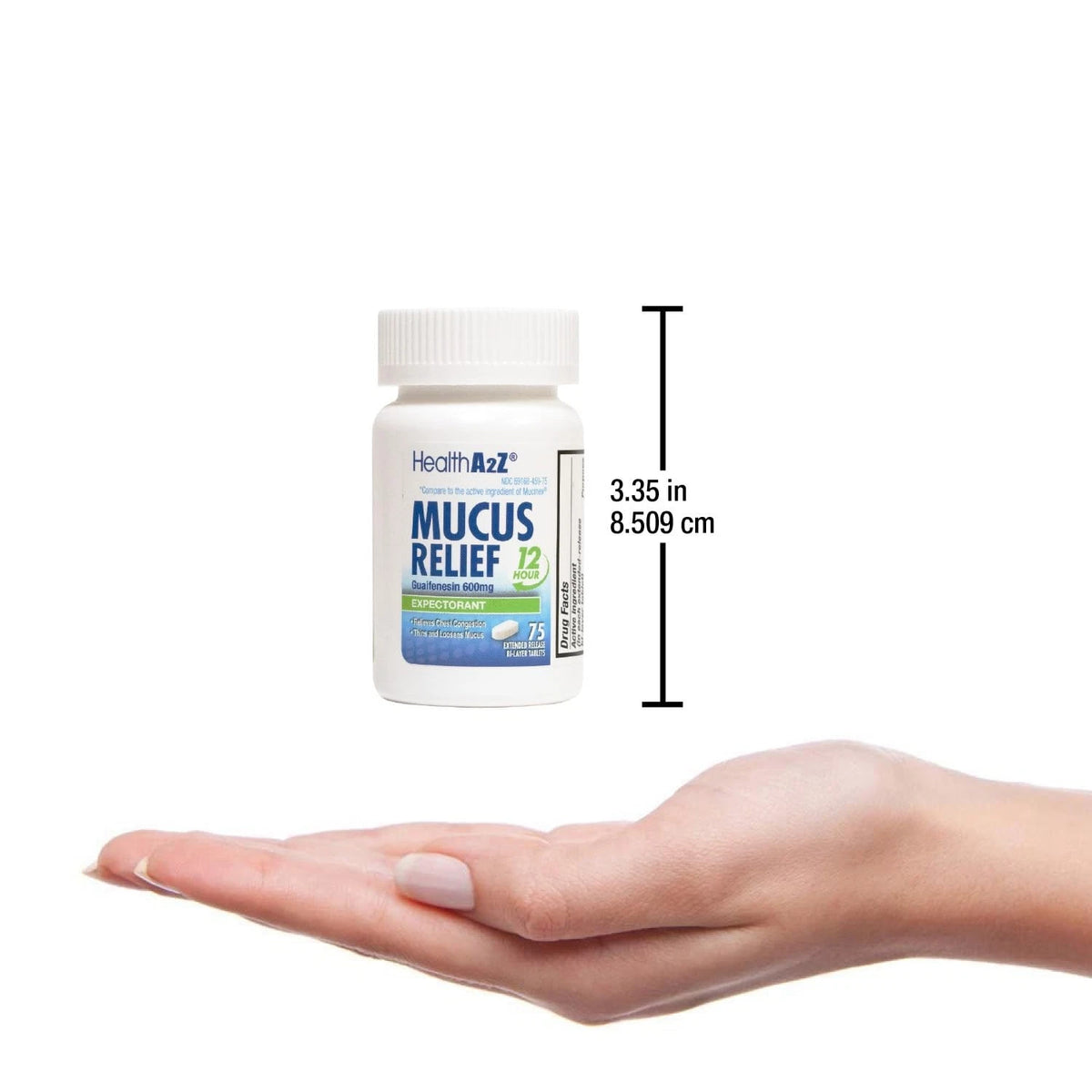 Mucus Relief Guaifenesin 600 mg (12 Hour) - 75 Count