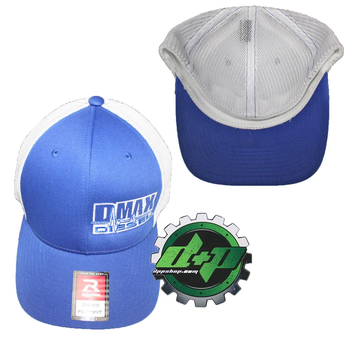 Duramax Diesel Hat for DMAX Truck (Richardson 110) - Blue Flexfit Mesh Back S/M