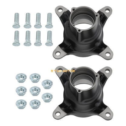 2X Front Wheel Hubs & Studs for Polaris Xplorer 250 300 400 500 Worker 335 500