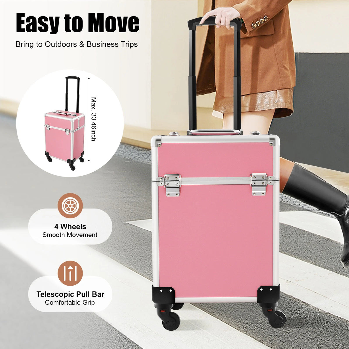 Cosmetic Case Trolley for Professional Makeup Artists (2010–2023)