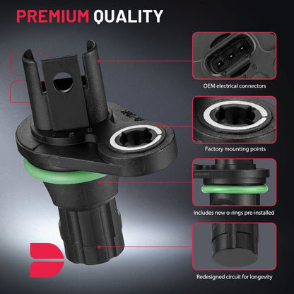 2X Camshaft Position Sensor for BMW 335i X3 X5 (2007–2015) 13627525014