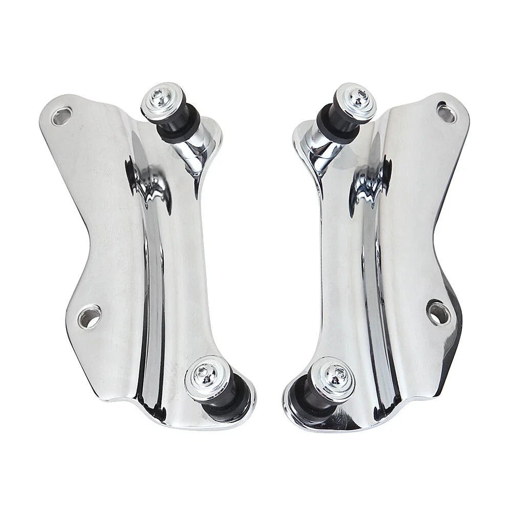 2X Up Mount Luggage Rack w/ Docking Kit for Harley Touring (2014–2024)