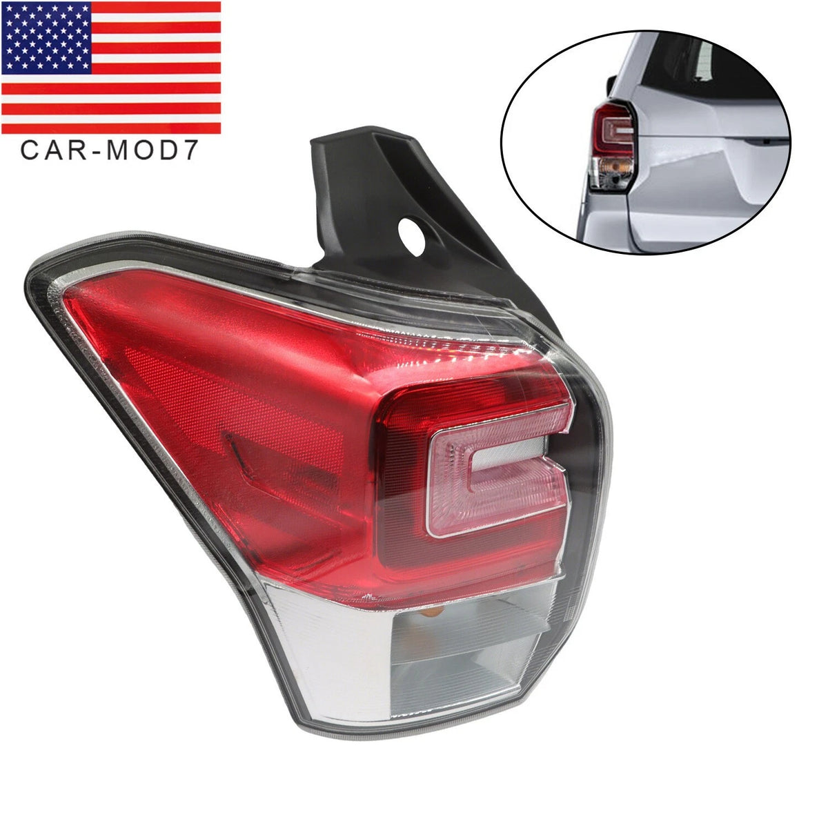 Left Rear Halogen Tail Light Assembly for Subaru Forester (2017–2018) 166-10117L 84912SG151