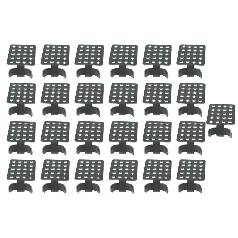 25 Pc Aluminum Roof Clips for Securing Heat Tape (Ice Dam Protection)