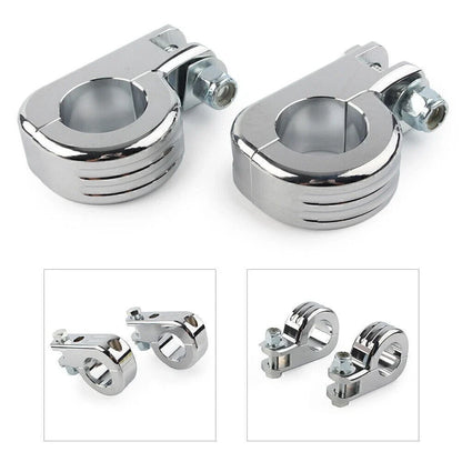 1.25" Chrome Highway Foot Peg Mounting for Harley Touring Road King
