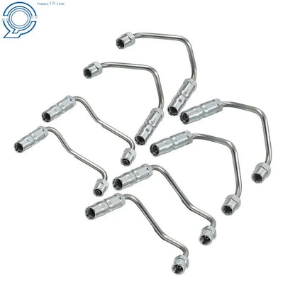 Set of 8 Fuel Injector Lines for Chevy GMC Duramax 2001–2004 6.6L LB7