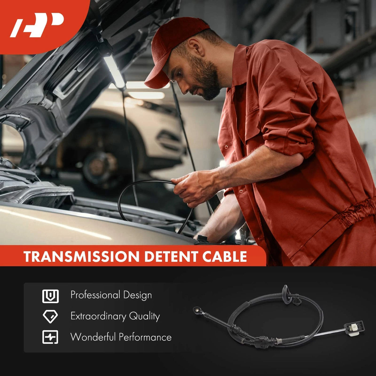Automatic Transmission Shifter Cable for Ford Explorer (2002–2005) 1L2Z7E395AA, 905-610