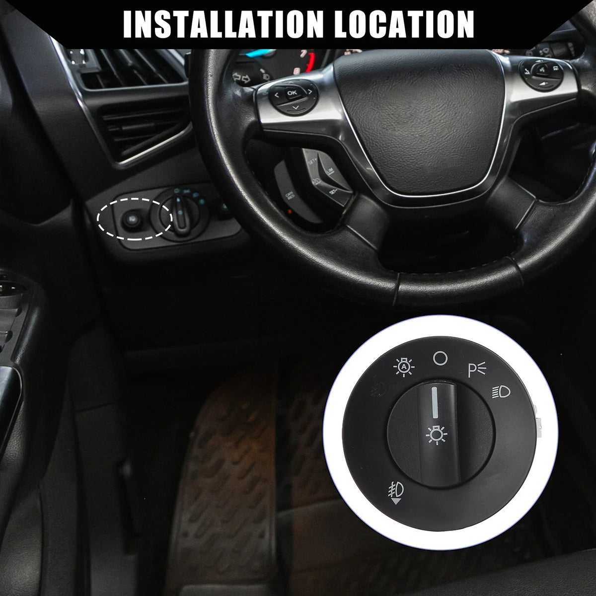Headlight Switch No.7C3Z11654CA for Ford Edge F-250 F-350 