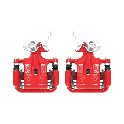 2X Powerstop Brake Calipers Set Rear for Mazda Ford Fusion MKZ Milan (2006–2013) S5002, 6E5Z2553C
