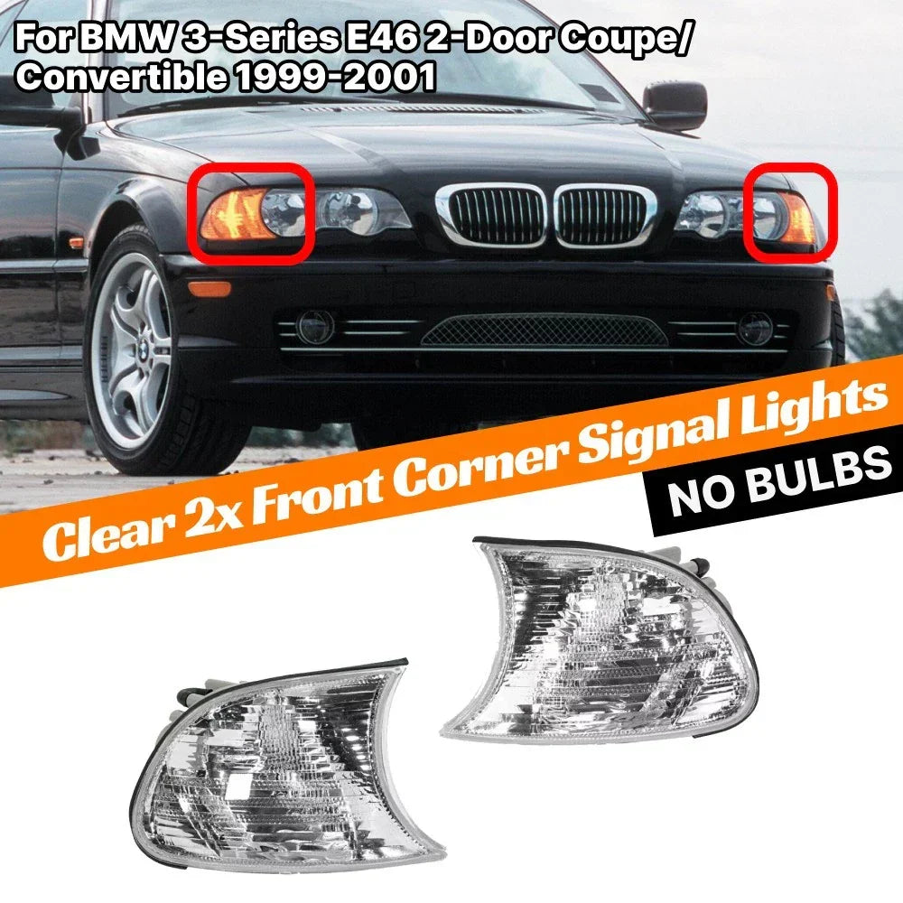 Pair Corner Signal Parking Light Lamp for BMW 3 Series (1999–2001)