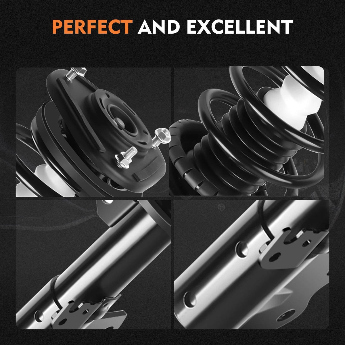Set of 4 Complete Struts for Toyota Prius (2004–2009)