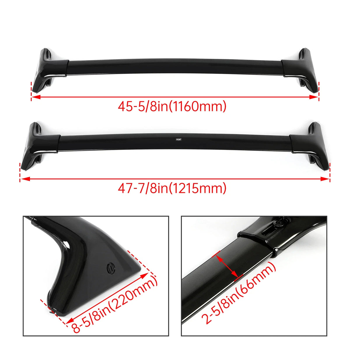 Luggage Carrier Roof Rack Cross Bar for Lexus LX570 (2008–2021)