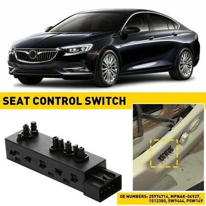 Driver Side Power Seat Switch for Chevy Equinox Camaro Malibu Cruze (2010–2019) 25974714 EV