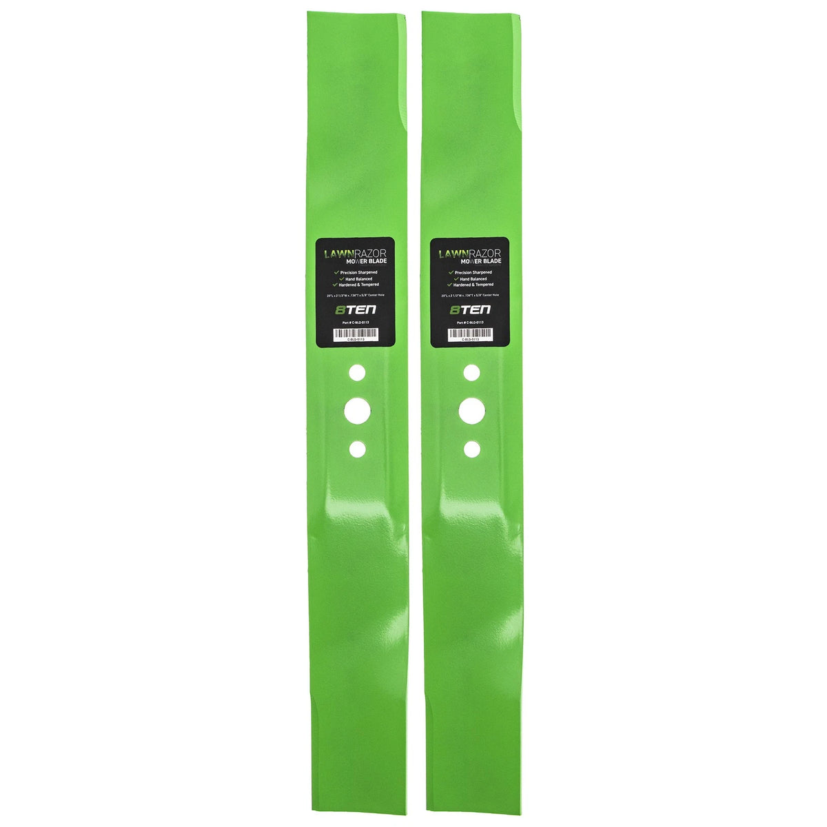 2X LawnRAZOR Mower Blades for Roper Rally (33203, 917701211MS, 69229, 145106)