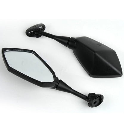 Black Pair Rear View Mirrors for Hyosung GT125R GT250R GT650R GT650S (2003–2018)