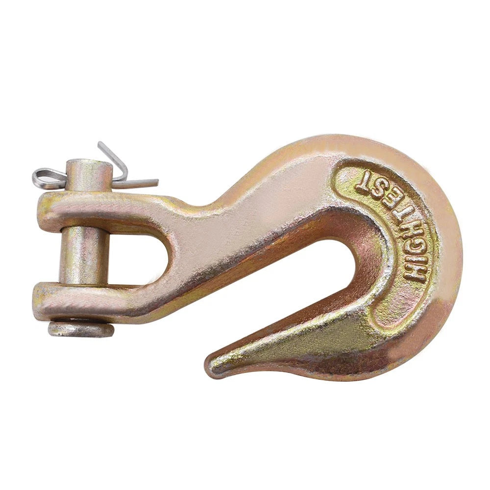 10-Pack 5/16 Inch Clevis Chain Grab Hook for Wrecker Tow Truck Trailer