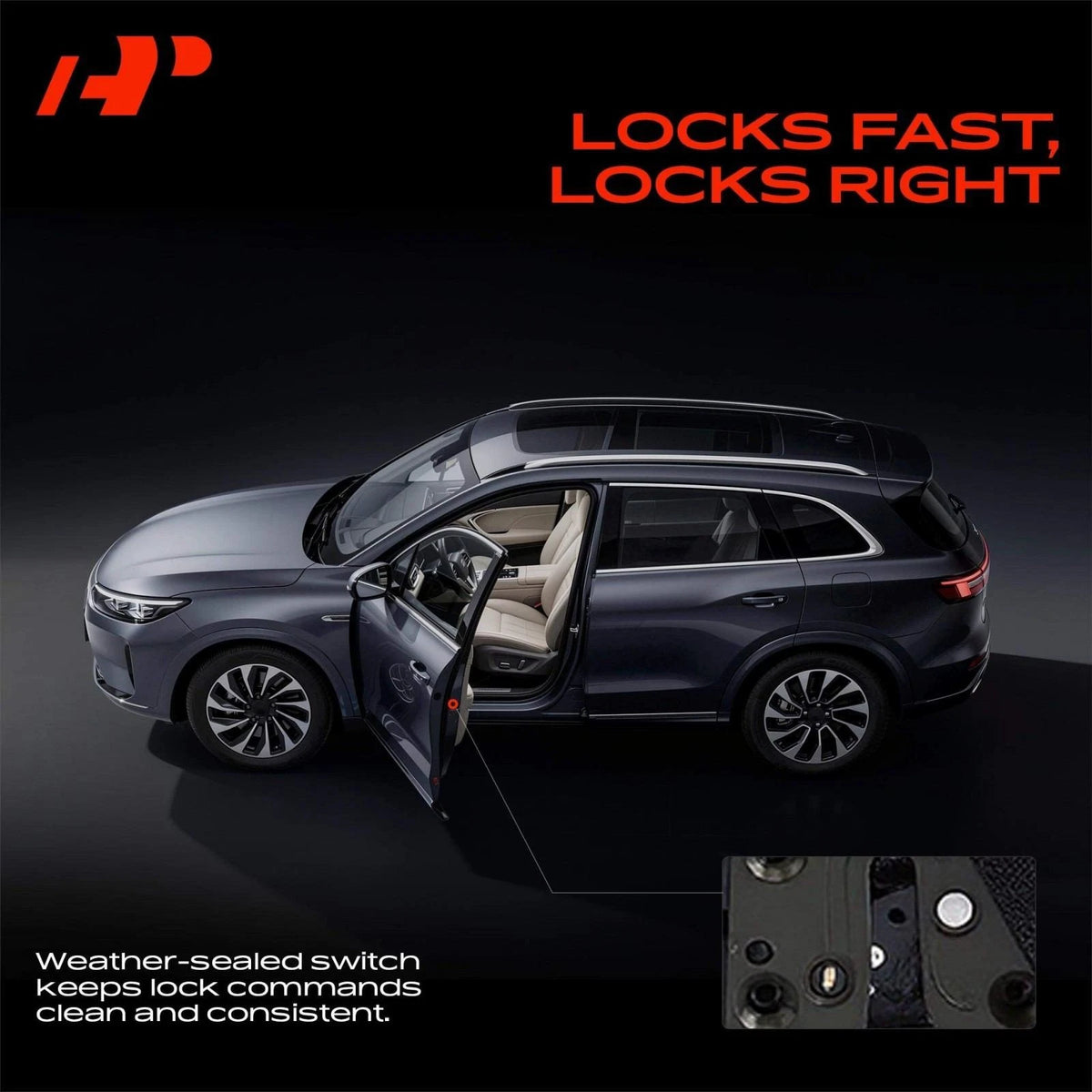Front Left Door Lock Actuator for Nissan Murano (2005–2007) 80501CB810, 80501CB81A, 80501CB81B, 937-250