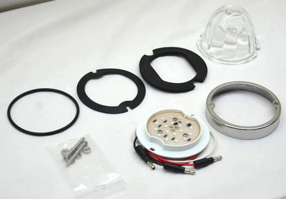 2X Clear Classic Glass Watermelon Accent Light Kit for (81869)