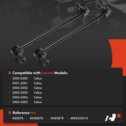 2X Sway Bar Link w/ Ball Joint for Toyota Celica (2000–2005) 4882032010, MK80878
