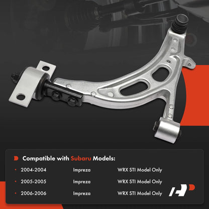 Front Left Lower Control Arm & Ball Joint Assy for Subaru Impreza WRX (20202FE311, CB72183PR, 524795)
