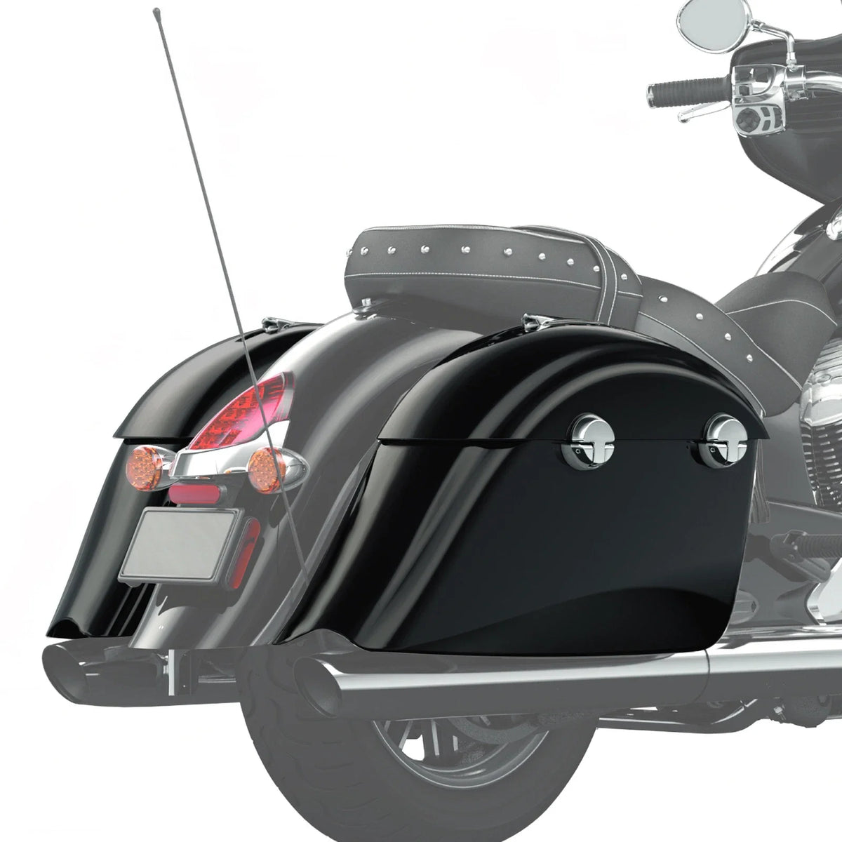 Unpainted Saddlebags Electronic Latch Lid for Indian Chieftain (2014–2018)