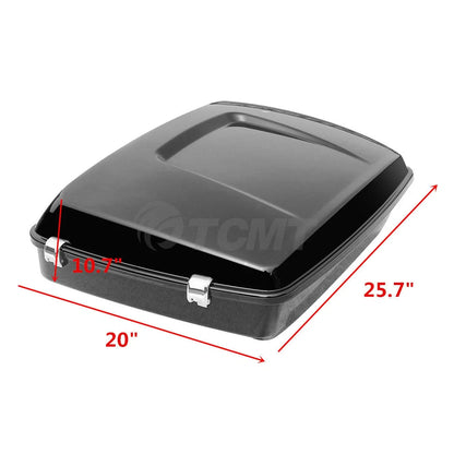 Chopped Trunk Backrest Pad Mount Plate for Harley Davidson Touring (2009–2013)