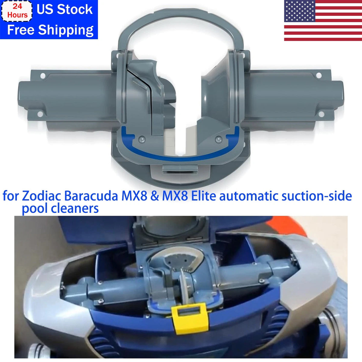 Middle Engine Housing Assembly for Zodiac MX8 / MX8 Elite