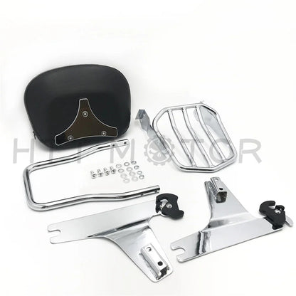 Detachable Sissybar Backrest Luggage Rack for Harley FXDL Dyna Low Rider (2005–2019)