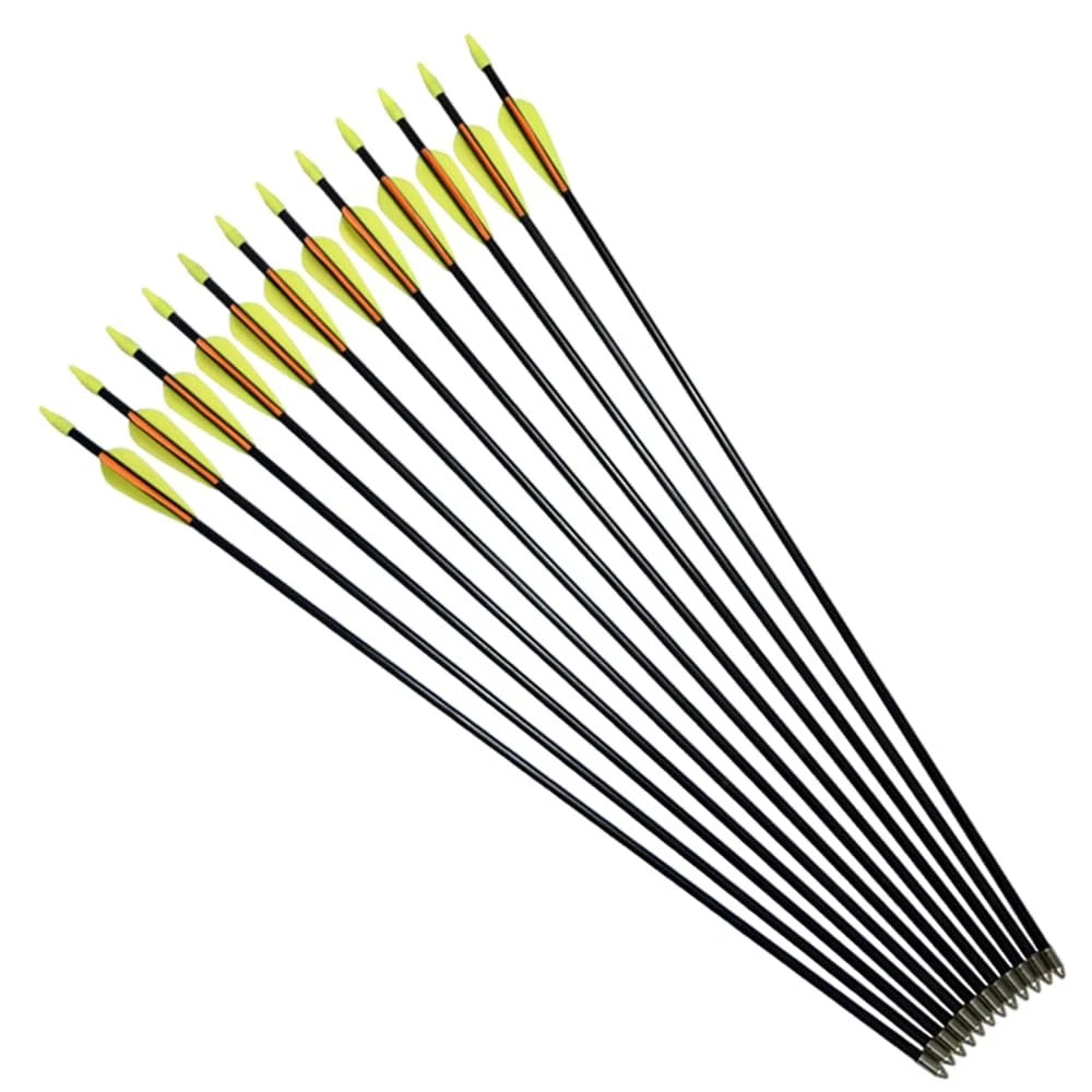 28 Inch Fiberglass Arrows for Archery Target Shooting