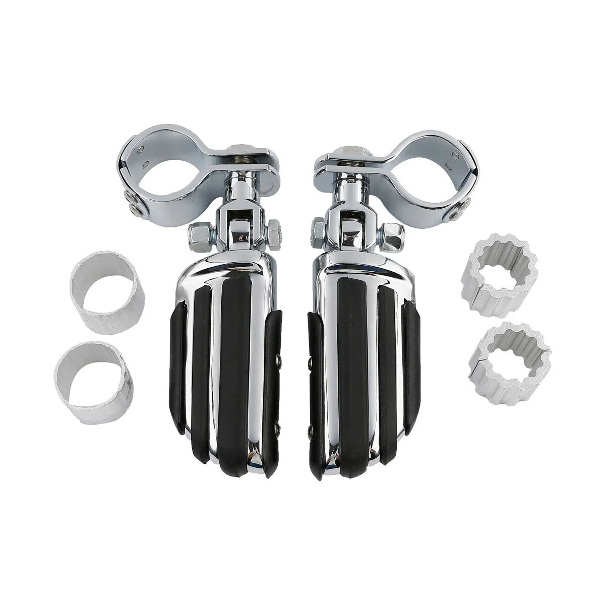 25mm 32mm 35mm Foot Pegs Clamps for Yamaha V-Star XVS1300 XVS650, Honda GL1800
