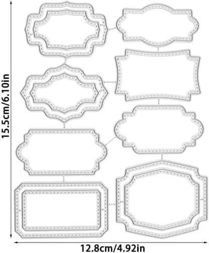 Metal Cutting Dies for Scrapbooking Card Making (6.2x5.1 in)