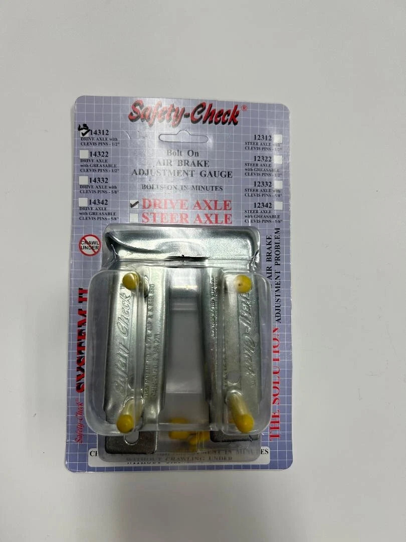 Safety-Check Air Brake Adjustment Gauge for Drive Axle Long Stroke (14312LS)