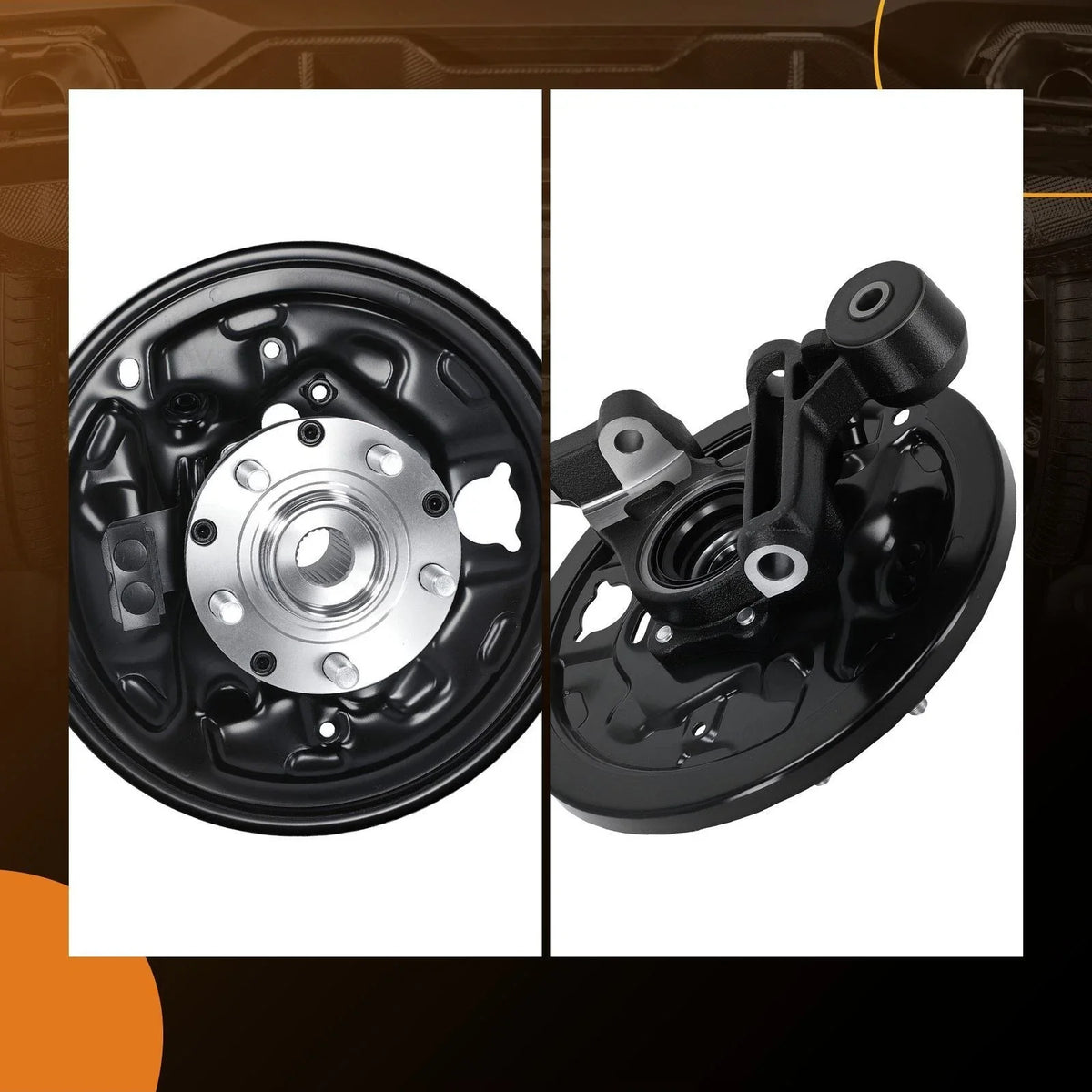 Rear Driver Side Steering Knuckle with Hub Bearing for Subaru Forester (2001–2008)