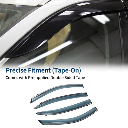 Set of 4 Window Deflectors for Nissan Sentra (2020–2024)