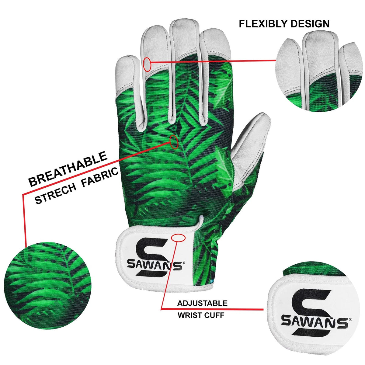 Gardening Gloves for Men Women - Leather Forearm Protection