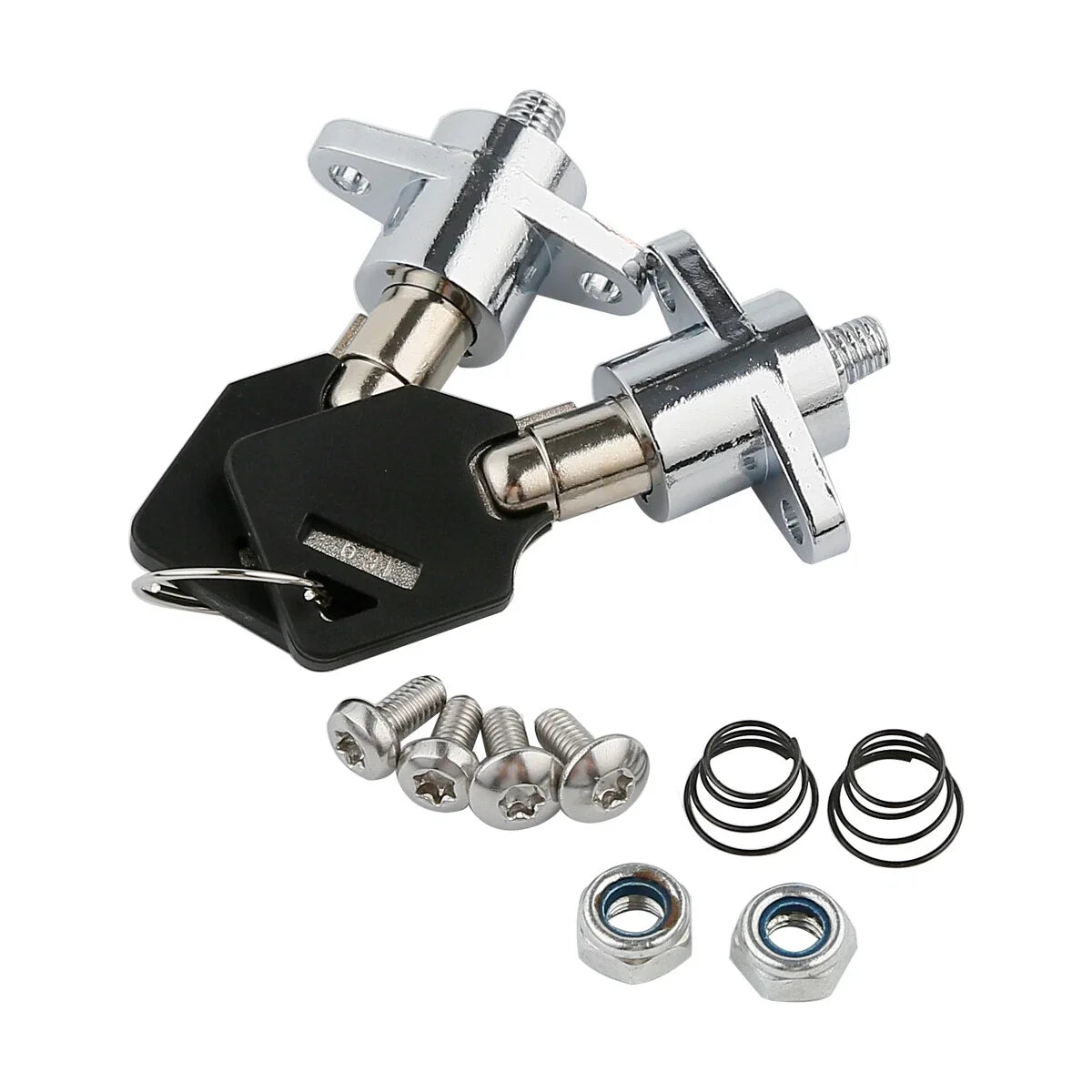 2X Hard Saddlebag Lock Key for Harley Touring FLHR FLTR FLHX FLHT (2014–2023)