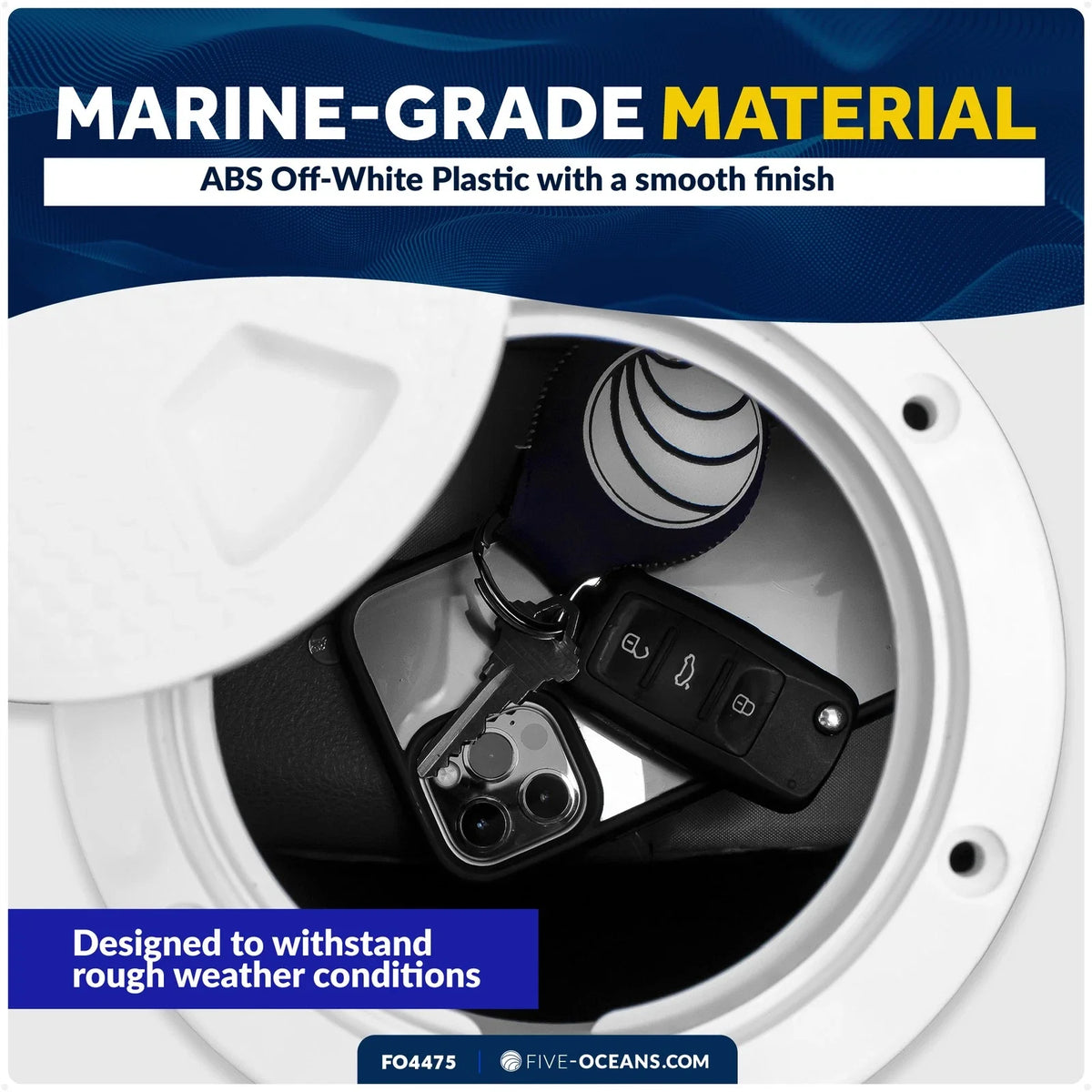 6" Round Inspection Deck Plate Hatch for Boats (Marine Access)