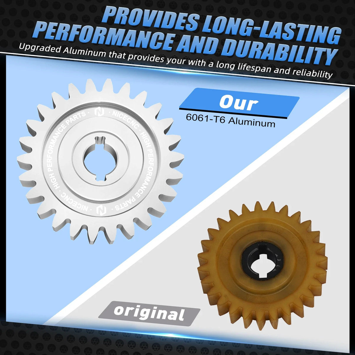 26 Teeth Water Pump Drive Gear for Yamaha Raptor 700 YFM700R (2006–2026)