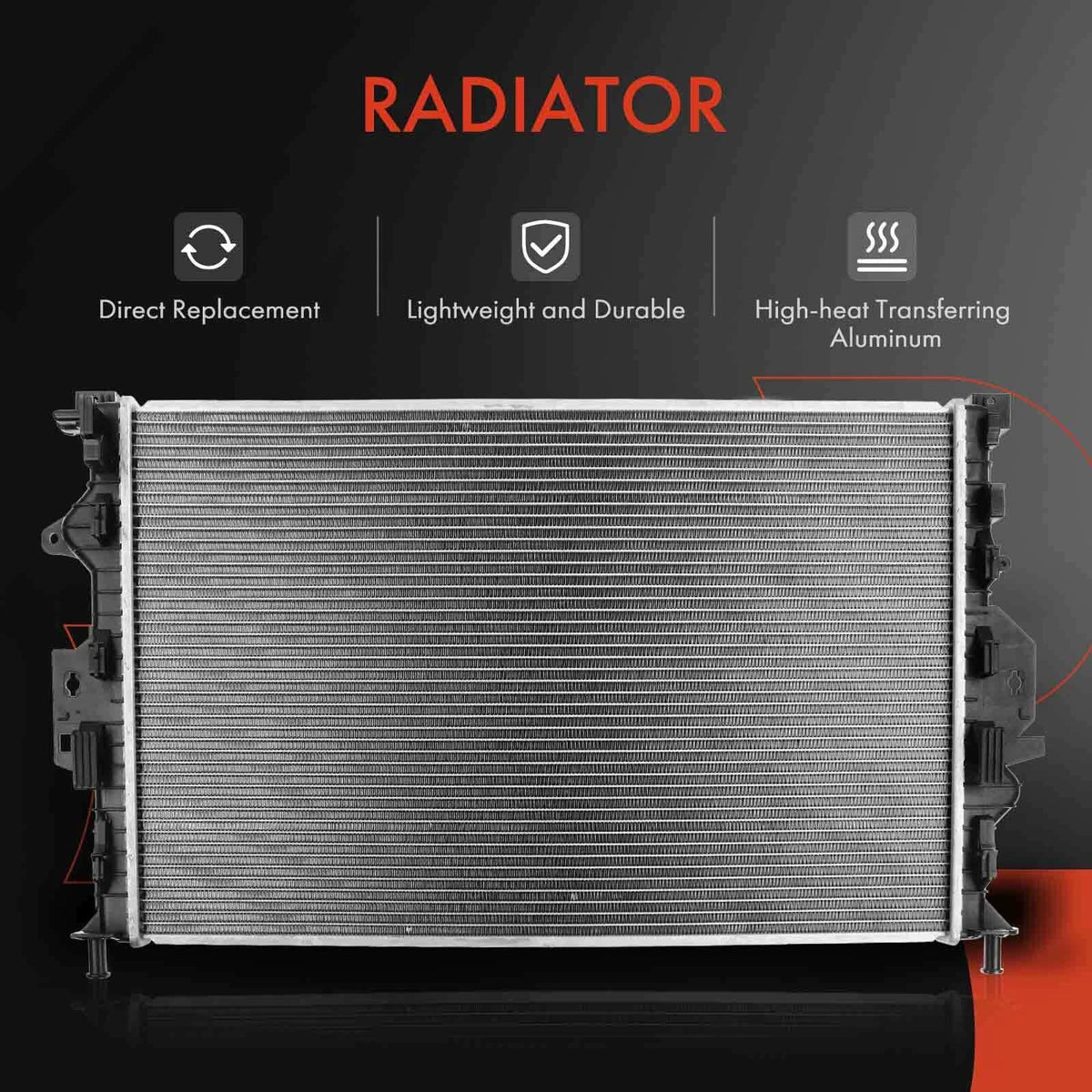 Radiator for Ford Focus (2013–2018) 2.0L Turbocharged Aluminum