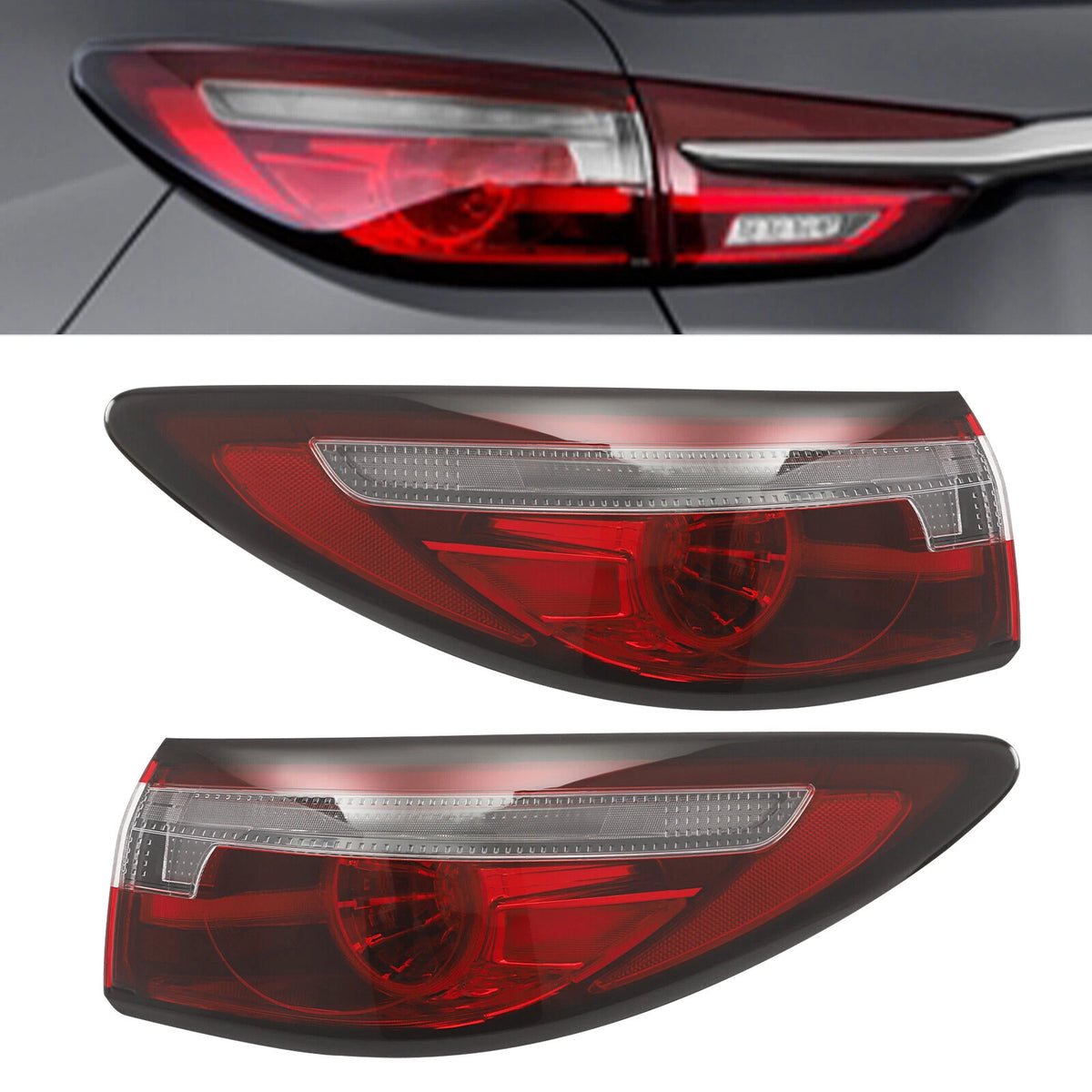 Set of 2 LED Taillights for Mazda 6 Atenza (2018–2022) MA2804127 MA2805127