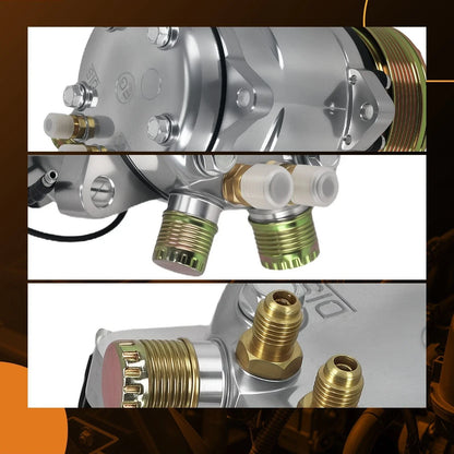A/C Compressor with 6PK Clutch for Sanden 508 5H14 R134A (1990–2023)