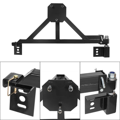 Rear Spare Tire Carrier for Hummer H2 (2003–2009) Steel Rack with Drop-down