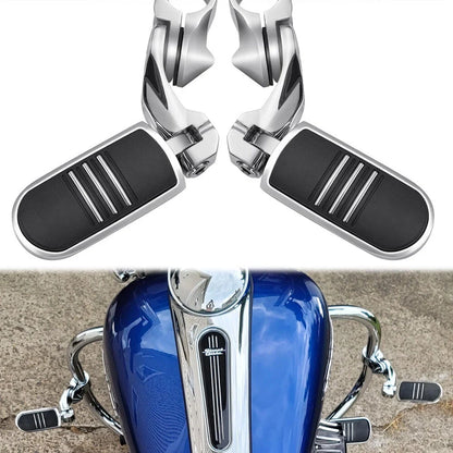 1.25" Mount Crash Bar Highway Foot Pegs for Harley Street Electra Glide