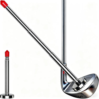 Set of 2 Golf Alignment Rods for ONHAWKS (Telescopic, Red)