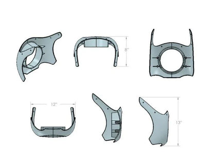 Outlaw Fairing for Honda Rebel 300/500 & CMX1100 (2020–2023)